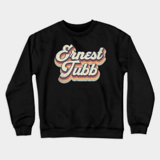 Retro Pattern Ernest 70s 80s 90s Birthday Classic Style Crewneck Sweatshirt